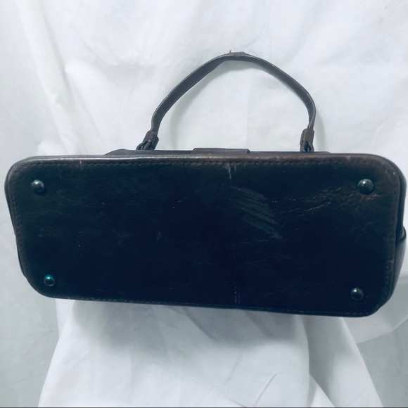 1950’s brown triangle purse - Picture 2 of 8